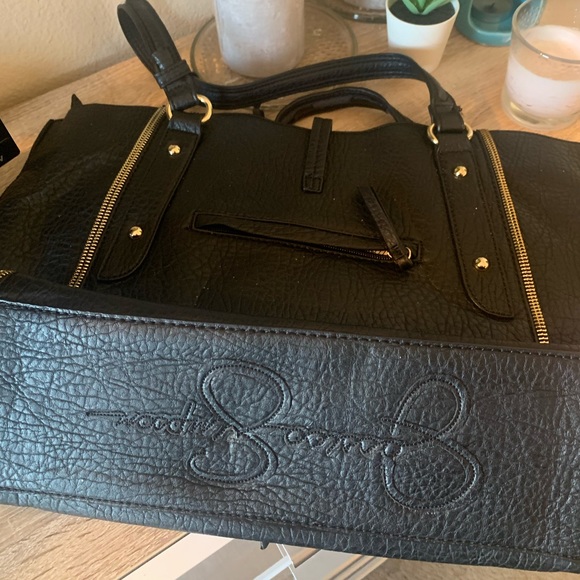 Jessica Simpson Oversized Black Purse - Picture 3 of 5